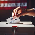 voting process in American elections. ai generative