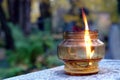 Votive candle Royalty Free Stock Photo