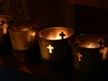 Votive candles Royalty Free Stock Photo