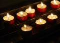 Votive candles Royalty Free Stock Photo