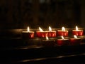 Votive candles Royalty Free Stock Photo
