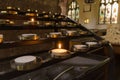 Votive Candles in a Church Royalty Free Stock Photo