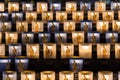 Votive candles at Notre Dame, Paris, France