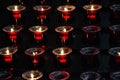 Votive candles Royalty Free Stock Photo