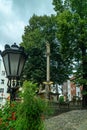 Votive column of the Blessed Virgin Mary in Klodzko Royalty Free Stock Photo