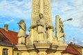 Votive column detail Royalty Free Stock Photo