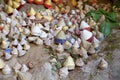 Votive offerings at the Tiger's Nest, Paro, Bhutan Royalty Free Stock Photo