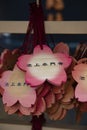 Votive tablets at Ikegami honmonji temple in Tokyo closeup