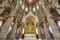 Votivkirche neogothic style church interior. Altar. Central Vienna. Austria