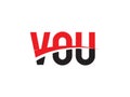 VOU Letter Initial Logo Design Vector Illustration Royalty Free Stock Photo