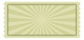 Voucher template. Vintage blank ticket. Paper coupon Royalty Free Stock Photo