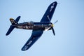 Vought F4U Corsair Fighter Airplane in Flight