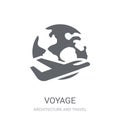 voyage icon. Trendy voyage logo concept on white background from