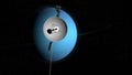 Voyager 2 space probe approaches Uranus.