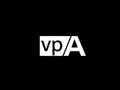 VPA Logo and Graphics design vector art, Icons isolated on black background Royalty Free Stock Photo