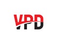 VPD Letter Initial Logo Design Vector Illustration Royalty Free Stock Photo