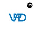 VPD Logo Letter Monogram Design Royalty Free Stock Photo