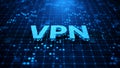 VPN proxy technology. Virtual Private network protocol. Internet security and encryption concept