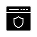 VPN vector glyph flat icon Royalty Free Stock Photo