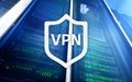 VPN, virtual private network technology, proxy and ssl, cyber security Royalty Free Stock Photo