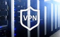 VPN, virtual private network technology, proxy and ssl, cyber security Royalty Free Stock Photo