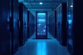 VPS Hosting Server Visualization - Detailed Imagery Excluding People
