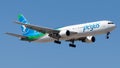 VQ-BTQ Ikar, Boeing 767-300 Royalty Free Stock Photo