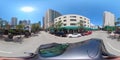 360vr driving Downtown Miami shut down Coronavirus Covid 19