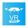 VR drone illustration design art