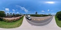 360 VR equirectangular photo of historic landmark Mar A Lago owned by Donald Trump