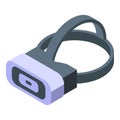 Vr glasses icon isometric vector. Virtual technology