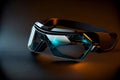 VR Glasses with modern and sleek style, highly stylized