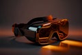 VR goggles, modern and sleek style, smart devices