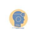 VR, googles, headset, reality, virtual Glyph Icon