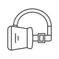 VR headset linear icon