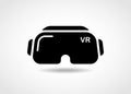 VR headset vector illustration icon