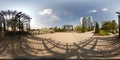 360vr image of Millennium Park Chicago USA Royalty Free Stock Photo