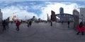 360VR 4K view of Postdamer Platz in Berlin Germany