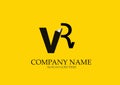 VR Letter Logo Design