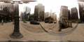 360vr photo of Downtown Chicago USA subway entrance