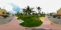 360 vr photo Miami Beach Ocean Drive shut down Coronavirus Covid 19 pandemic