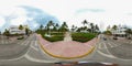 360 vr photo Miami Beach Ocean Drive shut down Coronavirus Covid 19 pandemic