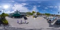 360 vr photo of a retro style Publix Supermarket in Miami Beach shot on Ricoh Theta Z1 Royalty Free Stock Photo