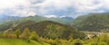 Vrancea mountains panorama Royalty Free Stock Photo