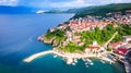 Vrbnik, Croatia - Beautiful village on Krk Island, Adriatic Sea landscape Royalty Free Stock Photo