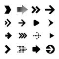 Vrctor arrow icon set.