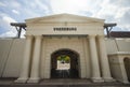 Vredeburg Fort Museum Gate. Vredeburg Fort is a former colonial fort located in the city of Yogyakarta. Royalty Free Stock Photo