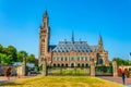 Vredespaleis, seat of the international court of justice, in the hague, netherlands Royalty Free Stock Photo