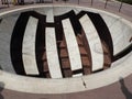 Vrihat Samrat Yantra, the world's largest sundial at Jantar Mantar in Jaipur. A UNESCO world heritage site in India Royalty Free Stock Photo