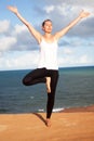 Vrikshasana yoga exercise